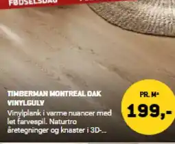 XL-BYG TIMBERMAN MONTREAL DAK VINYLGULY tilbud