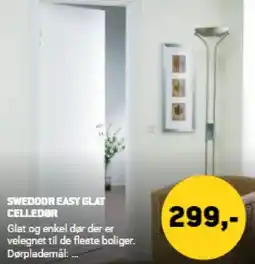 XL-BYG SWEDOOR EASY GLAT CELLEDOR tilbud