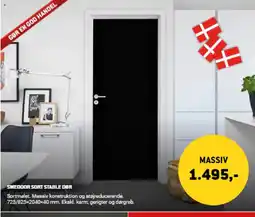 XL-BYG SWEDOOR SORT STABLE DØR tilbud