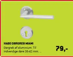 XL-BYG HABO DØRGREB MIAMI tilbud
