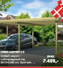 XL-BYG LYNGE CARPORT 2.0 tilbud