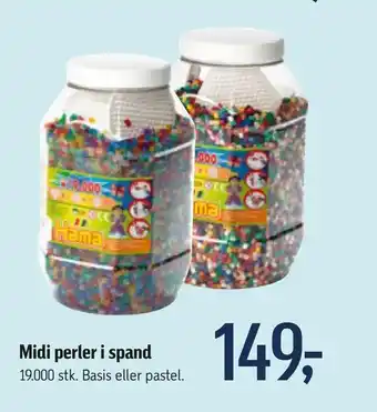 Føtex Midi perler i spand tilbud