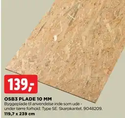 jem & fix OSB3 PLADE 10 MM, DKK 139 tilbud