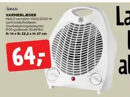 jem & fix VARMEBLÆSER, DKK 64 tilbud