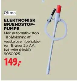 jem & fix ELEKTRONISK BRÆNDSTOFPUMPE, DKK 149 tilbud