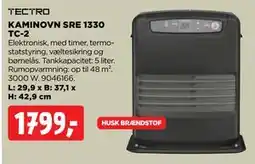 jem & fix KAMINOVN SRE 1330 TC-2, DKK 1799 tilbud