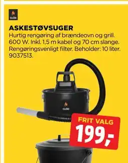 jem & fix ASKESTØVSUGER, DKK 199 tilbud
