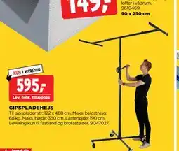 jem & fix GIPSPLADEHEJS, DKK 595 tilbud