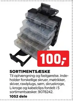 jem & fix SORTIMENTSÆSKE, DKK 100 tilbud