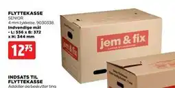 jem & fix FLYTTEKASSE, DKK 12.75 tilbud