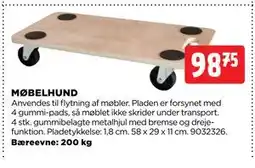 jem & fix MØBELHUND, DKK 98.75 tilbud