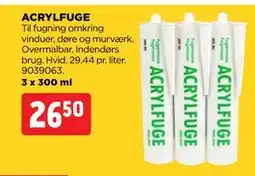jem & fix ACRYLFUGE, DKK 26.5 tilbud
