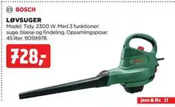 jem & fix LØVSUGER, DKK 728 tilbud