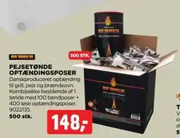 jem & fix PEJSETØNDE OPTÆNDINGSPOSER, DKK 148 tilbud