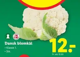 Lidl Dansk blomkål, DKK 12 tilbud