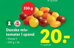 Lidl Danske mixtomater i spand, DKK 20 tilbud