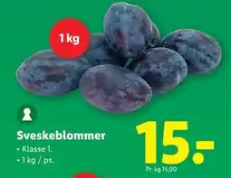 Lidl Sveskeblommer, DKK 15 tilbud