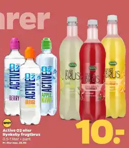Netto Active 02 eller Rynkeby frugtbrus tilbud