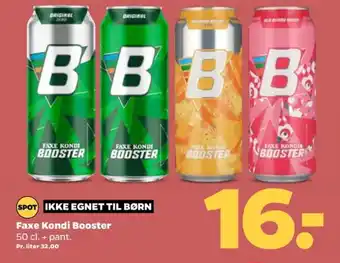 Netto Faxe Kondi Booster tilbud