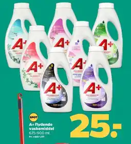Netto A+ flydende vaskemiddel tilbud