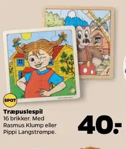 Netto Træpuslespil tilbud