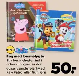 Netto Bog med lommelygte tilbud