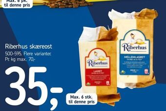 Føtex Riberhus skæreost tilbud