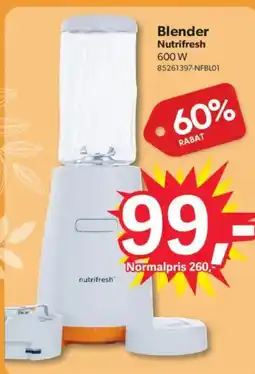 BigDollar Blender Nutrifresh 600 W tilbud