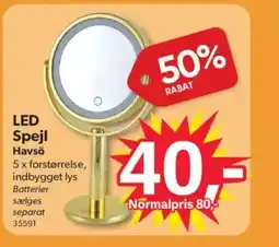 BigDollar LED Spejl Havsö tilbud