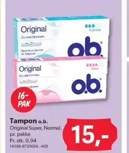 BigDollar Tampon O.B tilbud