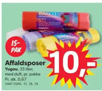 BigDollar Affaldsposer Yugou tilbud