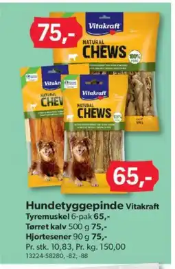 BigDollar Hundetyggepinde Vitakraft tilbud