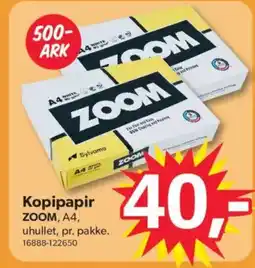 BigDollar Kopipapir ZOOM tilbud