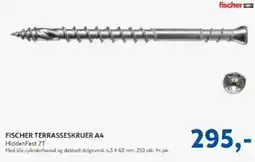 Davidsen Fischer terrasseskruer A4 tilbud