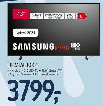 Føtex Samsung Ue43au8005 tilbud