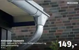 Davidsen Rheinzink tagrende tilbud