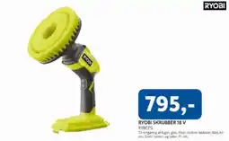 Davidsen Ryobi Skrubber 18 v tilbud