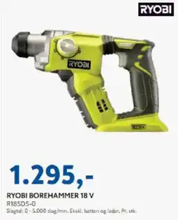 Davidsen Ryobi Borehammer 18 v tilbud