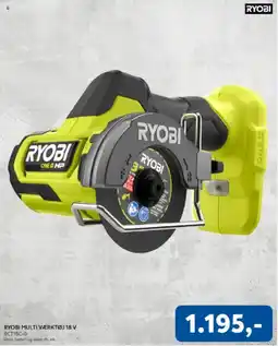 Davidsen Ryobi Multi værktøj 18 v tilbud