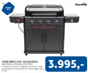 Davidsen Char-Broil gas- og kulgrill tilbud