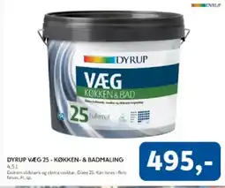 Davidsen Dyrup væg 25-køkken- & badmaling tilbud