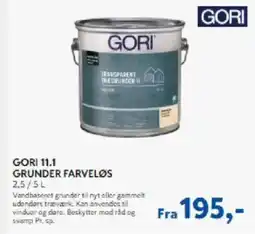 Davidsen Gori 11.1 grunder farveløs tilbud