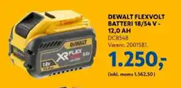 Davidsen DEWALT Flexvolt batteri 18/54 v- 12,0 ah tilbud