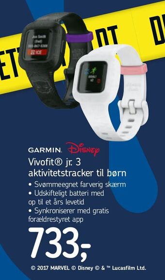Føtex Vivofit® jr. 3 aktivitetstracker til børn tilbud