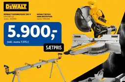 Davidsen DEWALT Geringssav 230 v + DEWALT DE7023Arbejdsstation tilbud