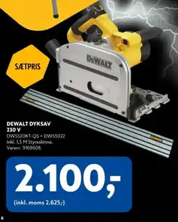 Davidsen DEWALT Dyksav 230 v tilbud