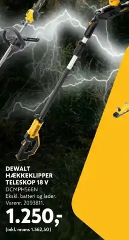 Davidsen DEWALT Hækkeklipper teleskop 18 v tilbud