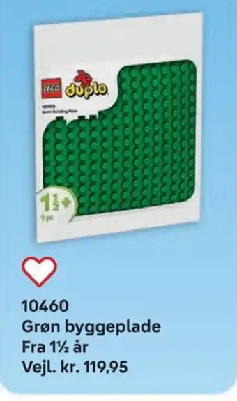 Lego Grøn byggeplade tilbud