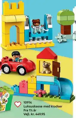 Lego Luksuskasse med klodser tilbud