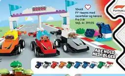 Lego F1®-teams med racerbiler og kørere tilbud